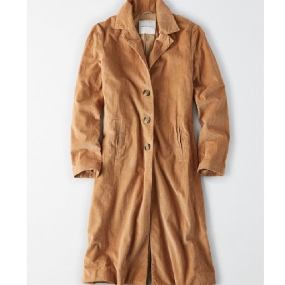 American Eagle Outfitters Long Corduroy Jacket